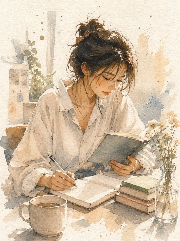 Avril, a fictional adult character for private chat, shown in a portrait